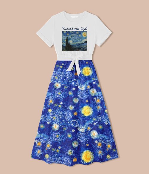 Starry Starry Night Teacher One Piece Dress
