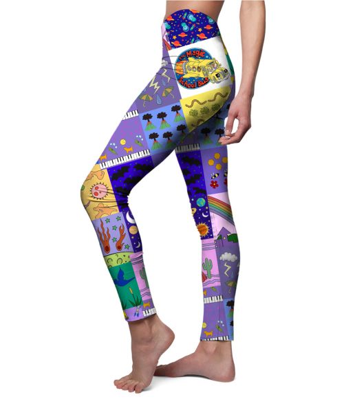 Take Chances Make Mistakes Get Messy Teacher Yoga Leggings