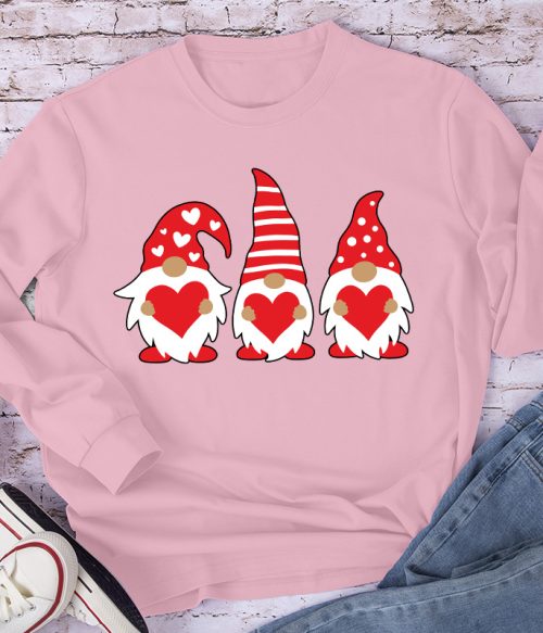 Three Love Gnomes Teacher Long Sleeve T-Shirt