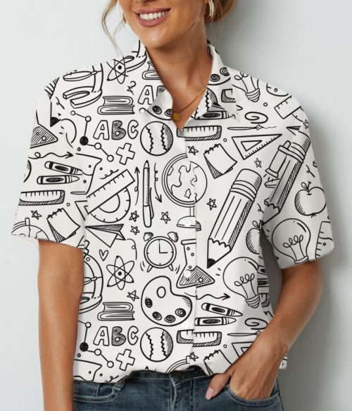 Stick Figure Teaching Supplies Teacher Short Sleeve Shirt