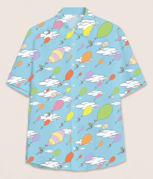 Take Off With The Hot Air Balloon Teacher Short Sleeve Shirt