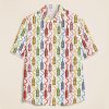 Colored Crayons Teacher Short Sleeve Shirt