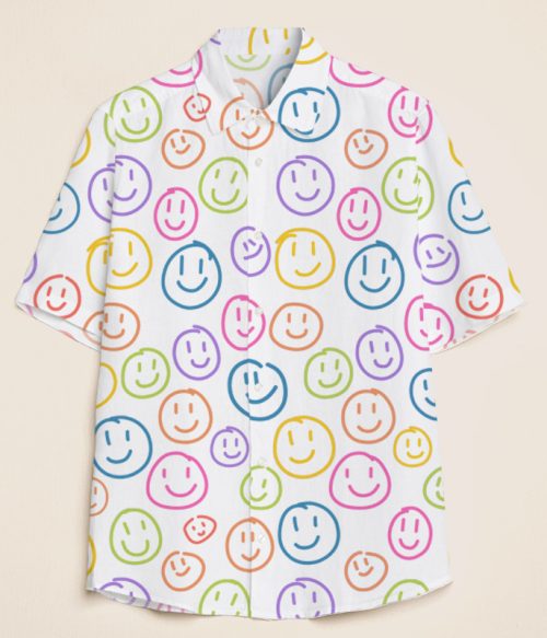 Smiley Face Teacher Short Sleeve Shirt