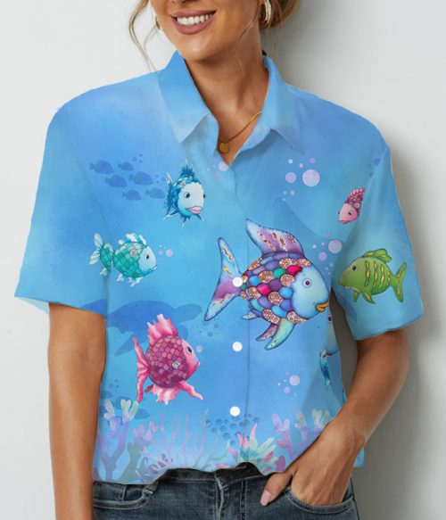 Rainbow Fish Teacher Short Sleeve Shirt