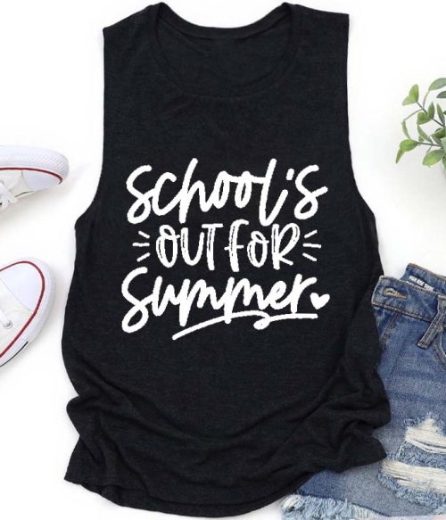 School's Out For Summer Teacher Tank Top
