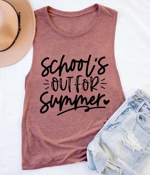 School's Out For Summer Teacher Tank Top