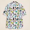 26 Letters Teacher Short Sleeve Shirt