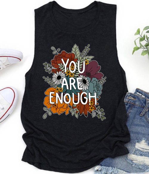 You Are Enough Teacher Teacher Tank Top