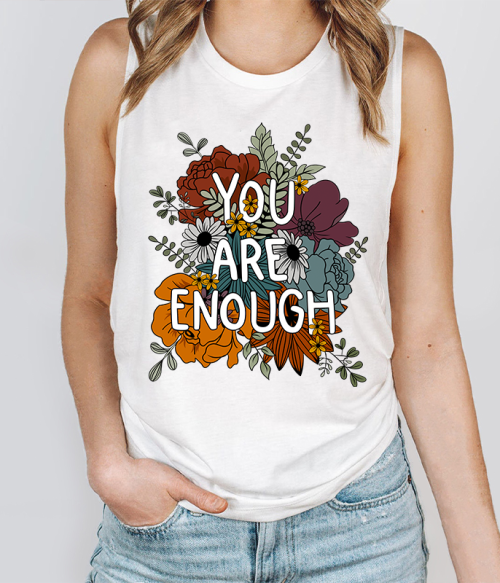 You Are Enough Teacher Teacher Tank Top