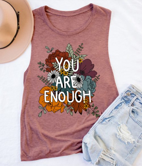 You Are Enough Teacher Teacher Tank Top