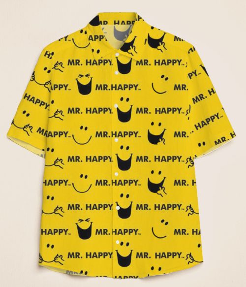 Happy Smile  Teacher Short Sleeve Shirt