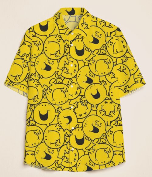 Full Of Cartoon Dolls Teacher Short Sleeve Shirt