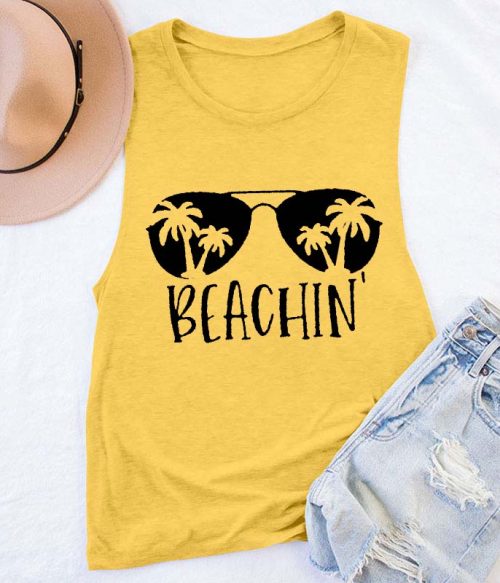Beachin' Teacher Tank Top