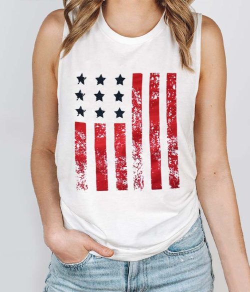 Flag Teacher Tank Top