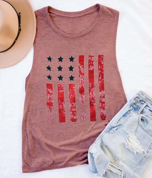 Flag Teacher Tank Top