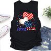 America Heart Teacher Tank Top