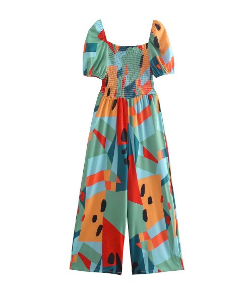 Colorful Printed Jumpsuit