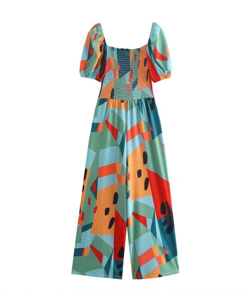 Colorful Printed Jumpsuit
