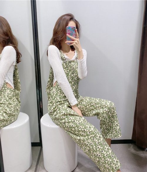 Floral Printed Casual Jumpsuit
