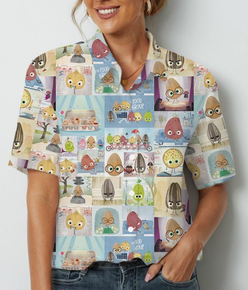 Potatoes Seeds Eggs Teacher Short Sleeve Shirt