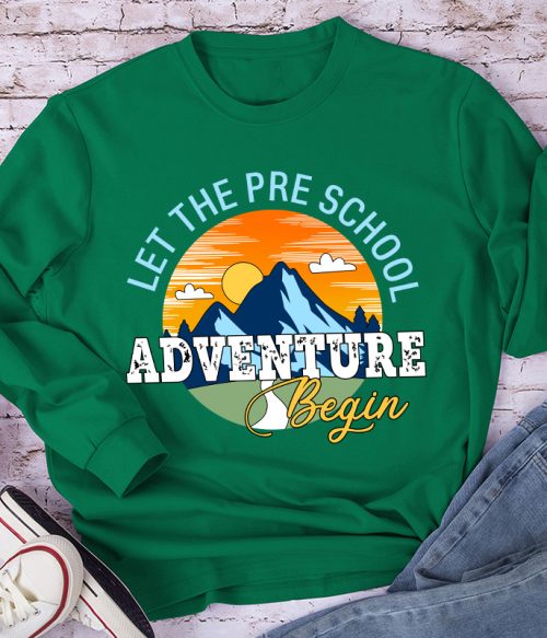 Personalized Let The Adventure Begin Teacher Long Sleeve T-Shirt