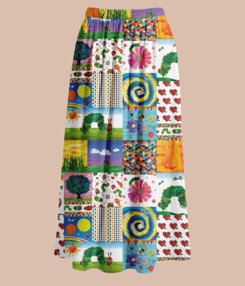 The Very Hungry Caterpillar Teacher Autumn Printed Midi Skirt