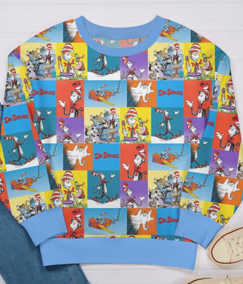 The Daily Life Of The Cat In The Hat Teacher Printed Sweatshirt