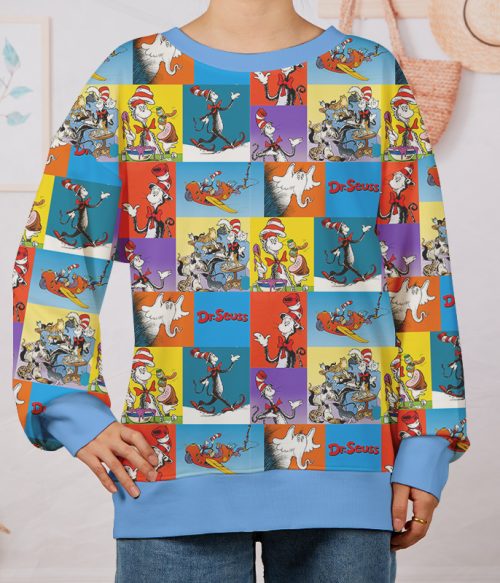 The Daily Life Of The Cat In The Hat Teacher Printed Sweatshirt