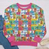 Pete Cat's Daily Life Teacher Printed Sweatshirt