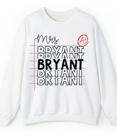 Personalized Teacher Name Teacher Sweatshirt