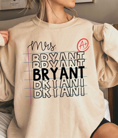 Personalized Teacher Name Teacher Sweatshirt