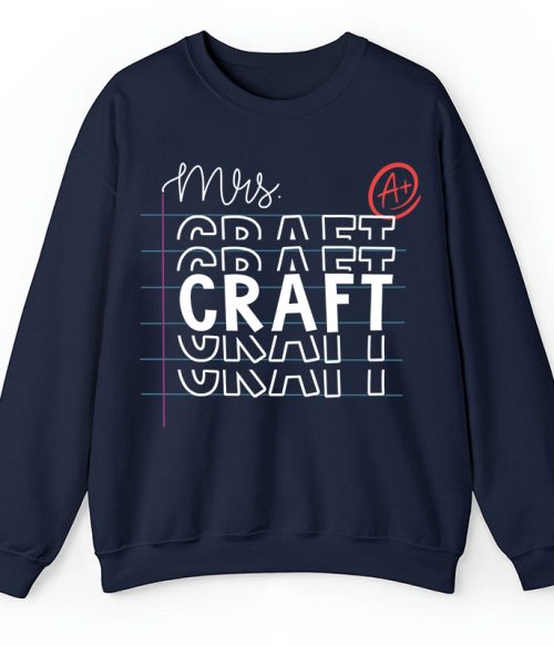 Personalized Teacher Name Teacher Sweatshirt