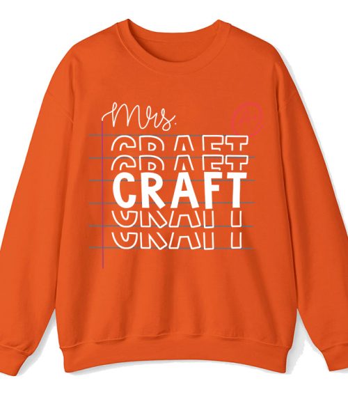 Personalized Teacher Name Teacher Sweatshirt