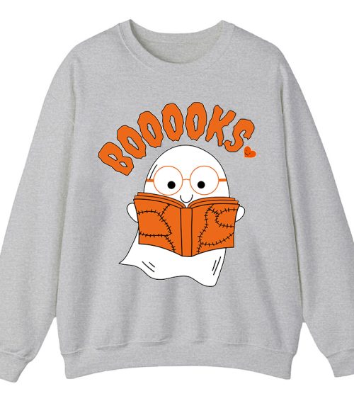 Booooks Cartoon Teacher Sweatshirt