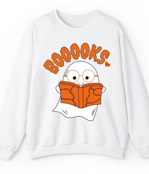 Booooks Cartoon Teacher Sweatshirt