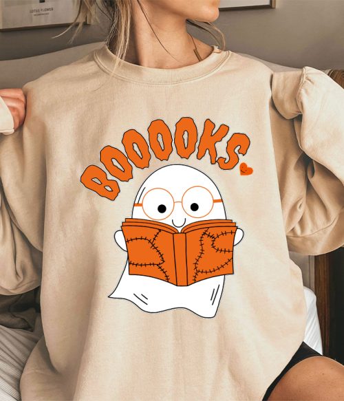 Booooks Cartoon Teacher Sweatshirt