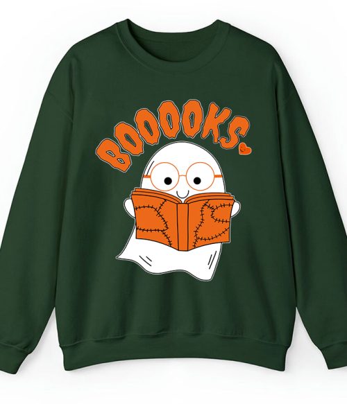 Booooks Cartoon Teacher Sweatshirt