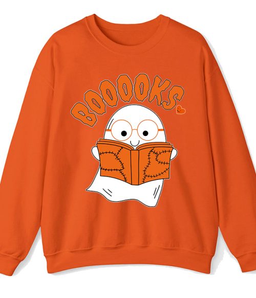 Booooks Cartoon Teacher Sweatshirt