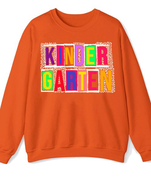 Personalized Black Panther Print Color Letters Teacher Sweatshirt