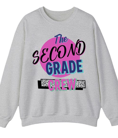 Personalized Grade Crew Teacher Sweatshirt