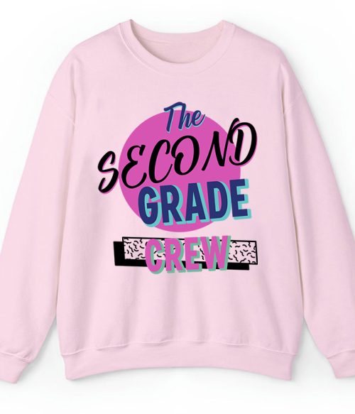Personalized Grade Crew Teacher Sweatshirt