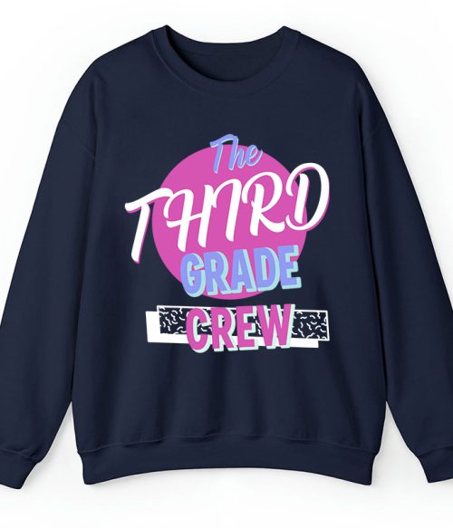Personalized Grade Crew Teacher Sweatshirt