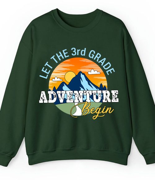 Personalized Let The Adventure Begin Teacher Sweatshirt