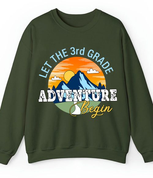 Personalized Let The Adventure Begin Teacher Sweatshirt
