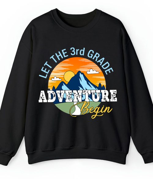 Personalized Let The Adventure Begin Teacher Sweatshirt
