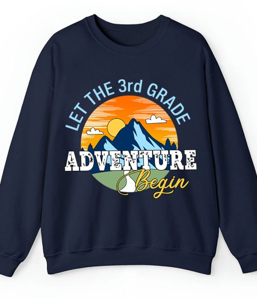 Personalized Let The Adventure Begin Teacher Sweatshirt