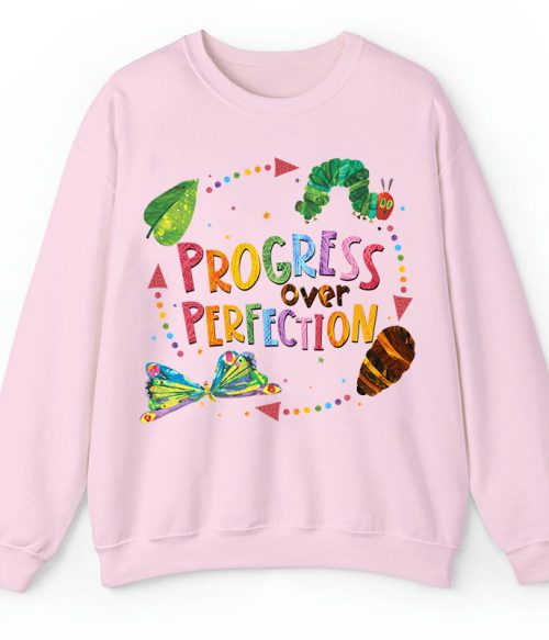 Progress Over Perfection Teacher Sweatshirt