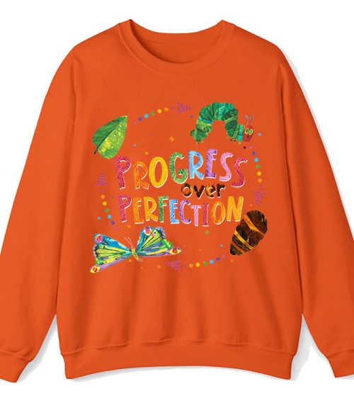 Progress Over Perfection Teacher Sweatshirt