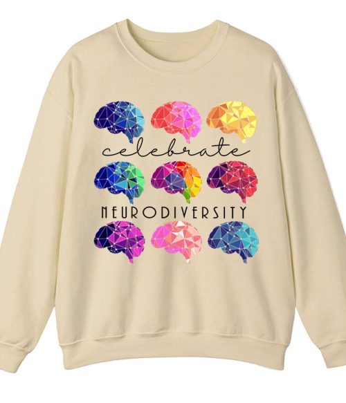 Celebrate Neurodiversity Teacher Sweatshirt