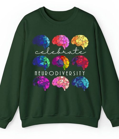 Celebrate Neurodiversity Teacher Sweatshirt